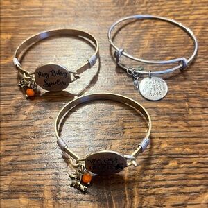 Charming Gold and Silver Spider Bracelets